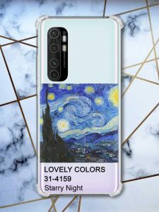 Чохол з потовщеними кутами на Xiaomi Mi Note 10 Lite Зоряна ніч (принт 74)