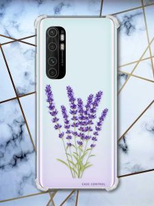 Чохол з потовщеними кутами на Xiaomi Mi Note 10 Lite Лаванда (принт 28)