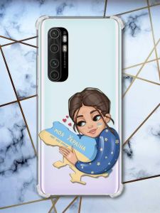 Чохол з потовщеними кутами на Xiaomi Mi Note 10 Lite Моя Україна (патріотичний принт 2)