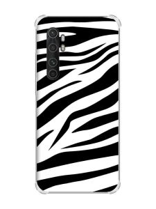 Чохол з потовщеними кутами на Xiaomi Mi Note 10 Lite рельєфний дизайн Зебра принт 92
