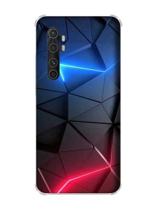 Чохол з потовщеними кутами на Xiaomi Mi Note 10 Lite дизайн Рельєфний фон принт 36