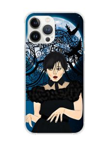 Чохол із потовщеними кутами на iPhone 14 Pro Max :: Танець. Венздей (принт 212)