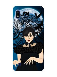 Матовий чохол з рожевими боками на Samsung Galaxy A10 (2019) A105 :: Танець. Венздей (принт 212)