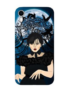 Матовий чохол з чорними боками на Apple iPhone XR :: Танець. Венздей (принт 212)