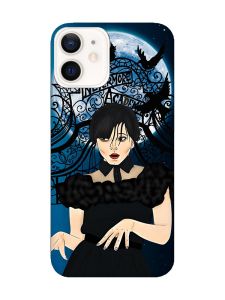 Матовий чохол з чорними боками на Apple iPhone 12 / 12 Pro (6.1) :: Танець. Венздей (принт 212)