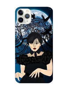 Матовий чохол з рожевими боками на iPhone 11 Pro (5.8) :: Танець. Венздей (принт 212)