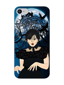 Матовий чохол з чорними боками на iPhone 7 / 8 :: Танець. Венздей (принт 212)