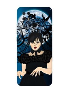 Матовий чохол з чорними боками на Xiaomi Redmi 10C :: Танець. Венздей (принт 212)