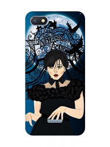 Матовий чохол з чорними боками на Xiaomi Redmi 6A :: Танець. Венздей (принт 212)
