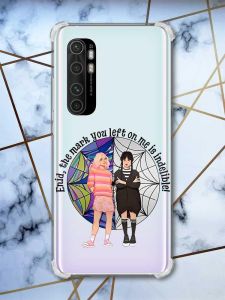 Чохол з потовщеними кутами на Xiaomi Mi Note 10 Lite Дівчата з Венздей (принт 211)