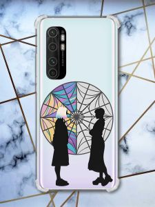 Чохол з потовщеними кутами на Xiaomi Mi Note 10 Lite Силуети. Венздей (принт 210)