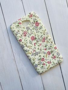 Силіконовий чохол з малюнком для Huawei Y7-II 2017 Дрібні квіти на білому