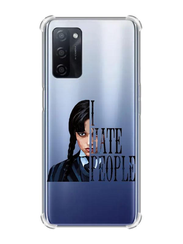 Чохол з потовщеними кутами на Oppo A55 :: Добра дівчинка (принт 215)
