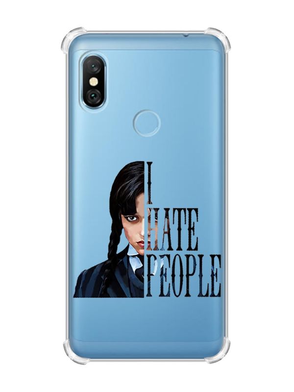 Чохол з потовщеними кутами на Xiaomi Redmi Note 6 Pro :: Добра дівчинка (принт 215)