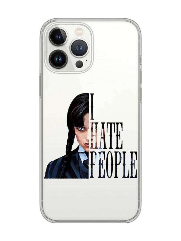 Прозорий чохол із захистом камери на iPhone 14 Pro :: Добра дівчинка (принт 215)