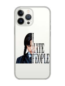 Прозорий чохол із захистом камери на iPhone 14 Pro Max :: Добра дівчинка (принт 215)