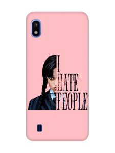 Матовий рожевий чохол на Samsung Galaxy A10 (2019) A105 Добра дівчинка (принт 215)