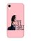 Матовий рожевий чохол на Apple iPhone XR Добра дівчинка (принт 215)