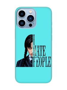 Матовий бірюзовий чохол на Apple iPhone 13 Pro Max Добра дівчинка (принт 215)