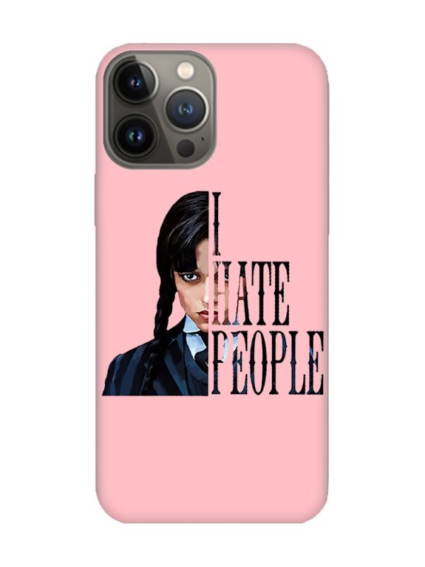 Матовий рожевий чохол на Apple iPhone 13 Pro Добра дівчинка (принт 215)