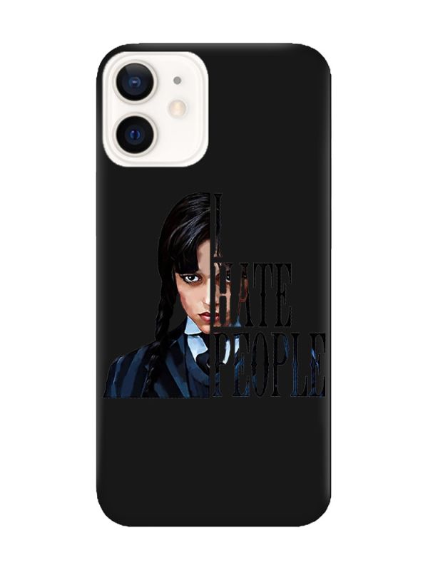 Матовий чорний чохол на Apple iPhone 12 / 12 Pro (6.1) Добра дівчинка (принт 215)