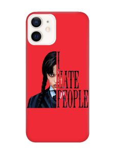 Матовий червоний чохол на Apple iPhone 12 / 12 Pro (6.1) Добра дівчинка (принт 215)