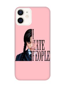 Матовий рожевий чохол на Apple iPhone 12 / 12 Pro (6.1) Добра дівчинка (принт 215)