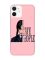 Матовий рожевий чохол на Apple iPhone 12 / 12 Pro (6.1) Добра дівчинка (принт 215)