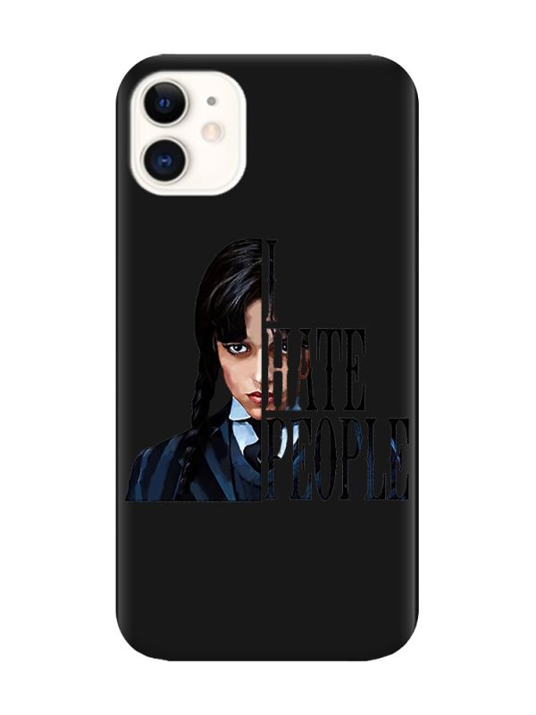 Матовий чорний чохол на Apple iPhone 11 (6.1) Добра дівчинка (принт 215)