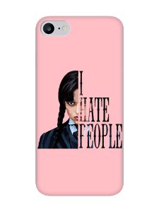 Матовий рожевий чохол на iPhone 7 / 8 Добра дівчинка (принт 215)