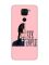 Матовий рожевий чохол на Xiaomi Redmi Note 9 Добра дівчинка (принт 215)