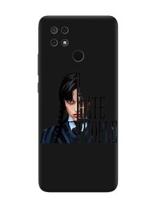 Матовий чорний чохол на Xiaomi Redmi 10C Добра дівчинка (принт 215)