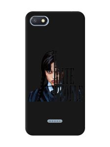 Матовий чорний чохол на Xiaomi Redmi 6A Добра дівчинка (принт 215)