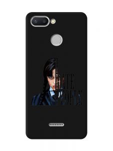 Матовий чорний чохол на Xiaomi Redmi 6 Добра дівчинка (принт 215)