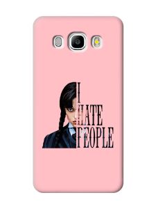 Матовий рожевий чохол на Samsung Galaxy J5(2016) J510 Добра дівчинка (принт 215)