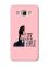 Матовий рожевий чохол на Samsung Galaxy J5(2016) J510 Добра дівчинка (принт 215)