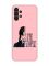 Матовий рожевий чохол на Samsung A13 4G Добра дівчинка (принт 215)