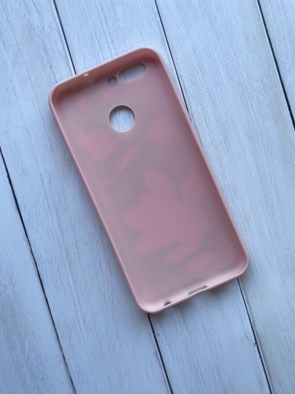 Силіконовий чохол з малюнком та камінням для Huawei Nova 2 Лотос фіолетовий