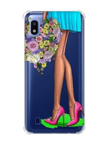Чохол з потовщеними кутами на Samsung Galaxy A10 (2019)/A105 :: Квітковий настрій (принт 226)