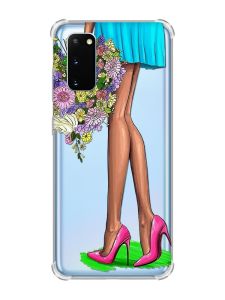 Чохол із потовщеними кутами на Samsung Galaxy S20 Plus :: Квітковий настрій (принт 226)