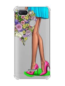 Чохол із потовщеними кутами для Xiaomi Redmi 6 :: Квітковий настрій (принт 226)