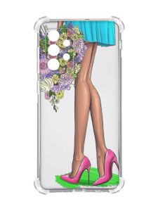 Чохол із потовщеними кутами на Oppo A72 5G :: Квітковий настрій (принт 226)