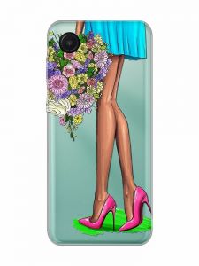 Прозорий чохол на Samsung Galaxy A03 Core / A032 :: Квітковий настрій (принт 226)