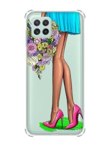 Чохол із потовщеними кутами на Samsung Galaxy A22 5G / A22s 5G :: Квітковий настрій (принт 226)