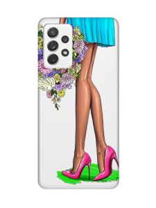 Прозорий чохол на Samsung Galaxy A72/A725 :: Квітковий настрій (принт 226)