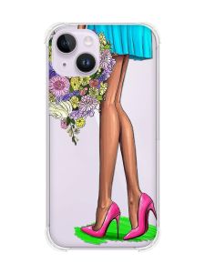 Чохол із потовщеними кутами на iPhone 14 :: Квітковий настрій (принт 226)