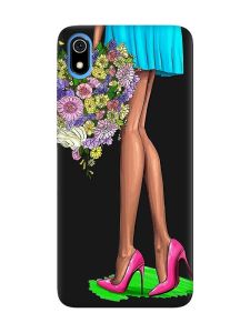 Матовий чорний чохол на Xiaomi Redmi 7A :: Квітковий настрій (принт 226)