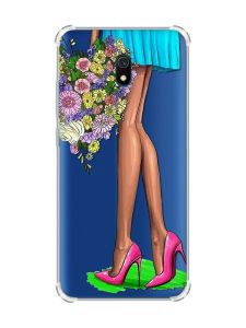 Чохол з потовщеними кутами на Xiaomi Redmi 8A :: Квітковий настрій (принт 226)