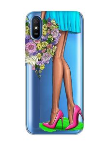 Прозорий чохол на Xiaomi Redmi 9A  :: Квітковий настрій (принт 226)