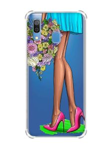 Чохол з потовщеними кутами на Samsung Galaxy A30 (2019) / A20 (2019) :: Квітковий настрій (принт 226)